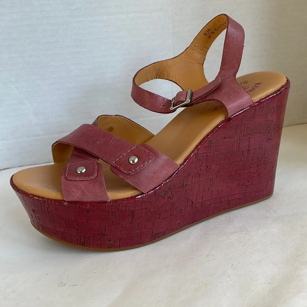 Kork Ease Wedge Platform Open Toe Sandals